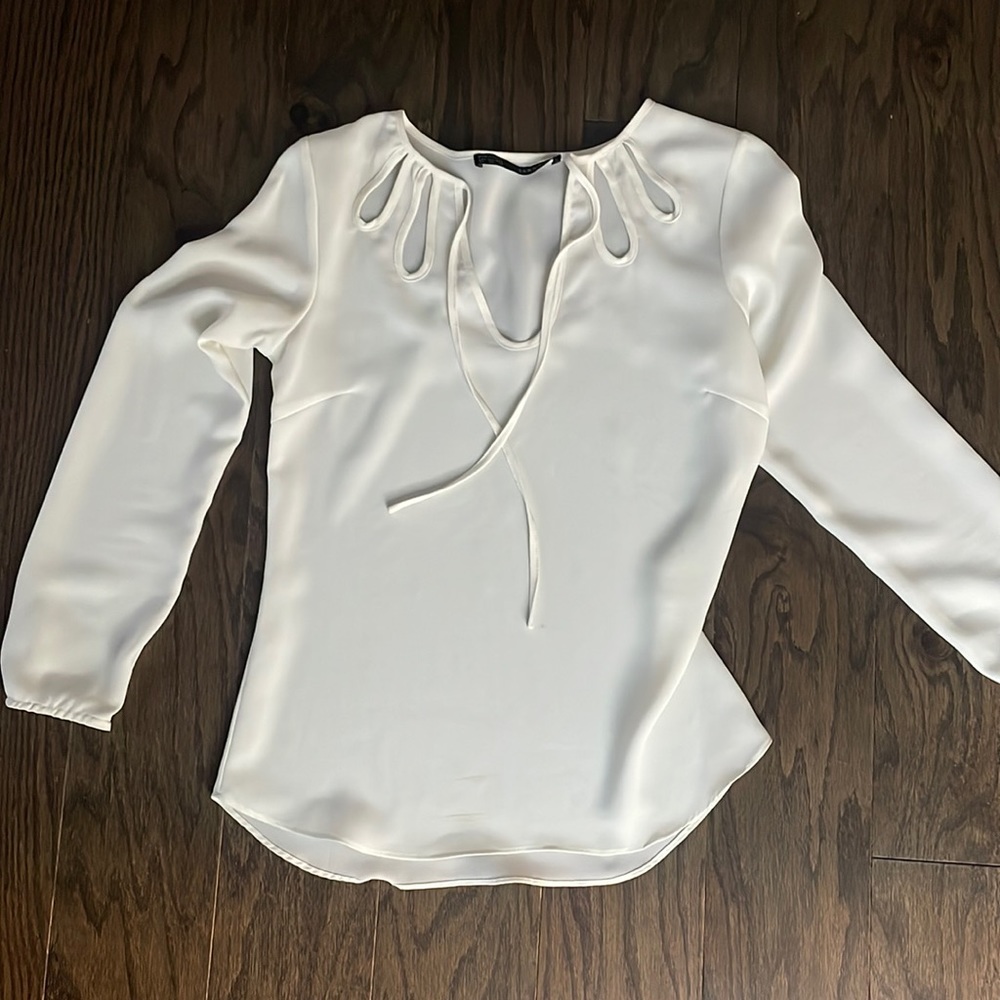 Zara Basic White Blouse - image 2